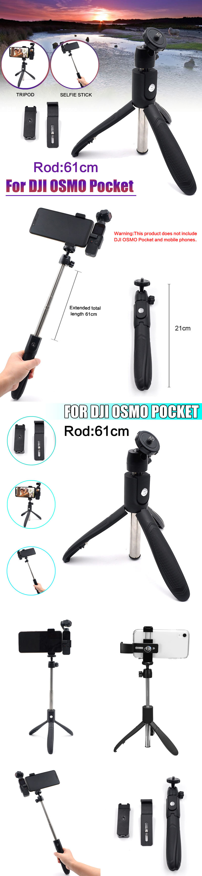 3Pcs-Bracket-Extended-Fixing-Bracke-Selfie-Stick-Phone-Holder-Camping-Hunting-Accessories-Camera-Mou-1423743-1