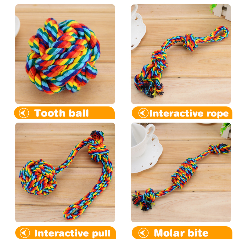 4-Pcs-Dog-Chew-Rope-Strong-Knot-Ball-Pet-Tooth-Cleaning-Rope-Dog-Toys-Kit-1882237-3