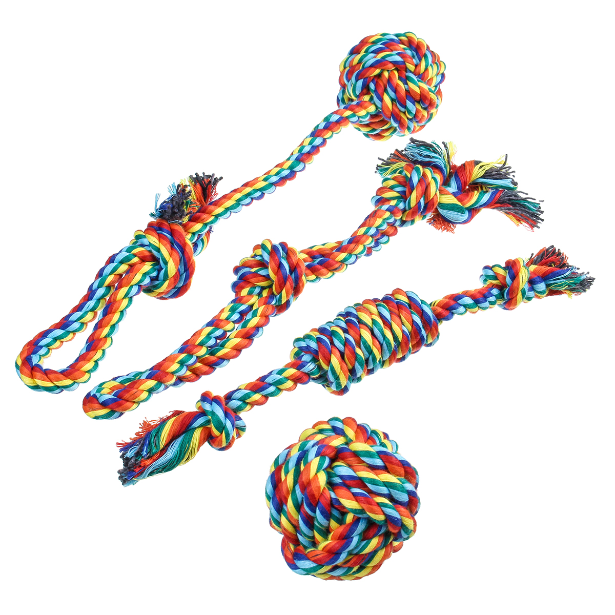 4-Pcs-Dog-Chew-Rope-Strong-Knot-Ball-Pet-Tooth-Cleaning-Rope-Dog-Toys-Kit-1882237-6