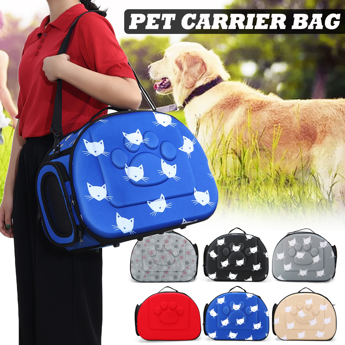 42x26x32cm-EVS-Folding-Pet-Carrier-Bag-Soft-Cage-Dog-Cat-Shoulder-Bag-Handbag-Travel-Hunting-1334551-1