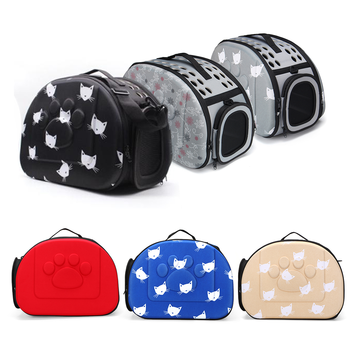 42x26x32cm-EVS-Folding-Pet-Carrier-Bag-Soft-Cage-Dog-Cat-Shoulder-Bag-Handbag-Travel-Hunting-1334551-3