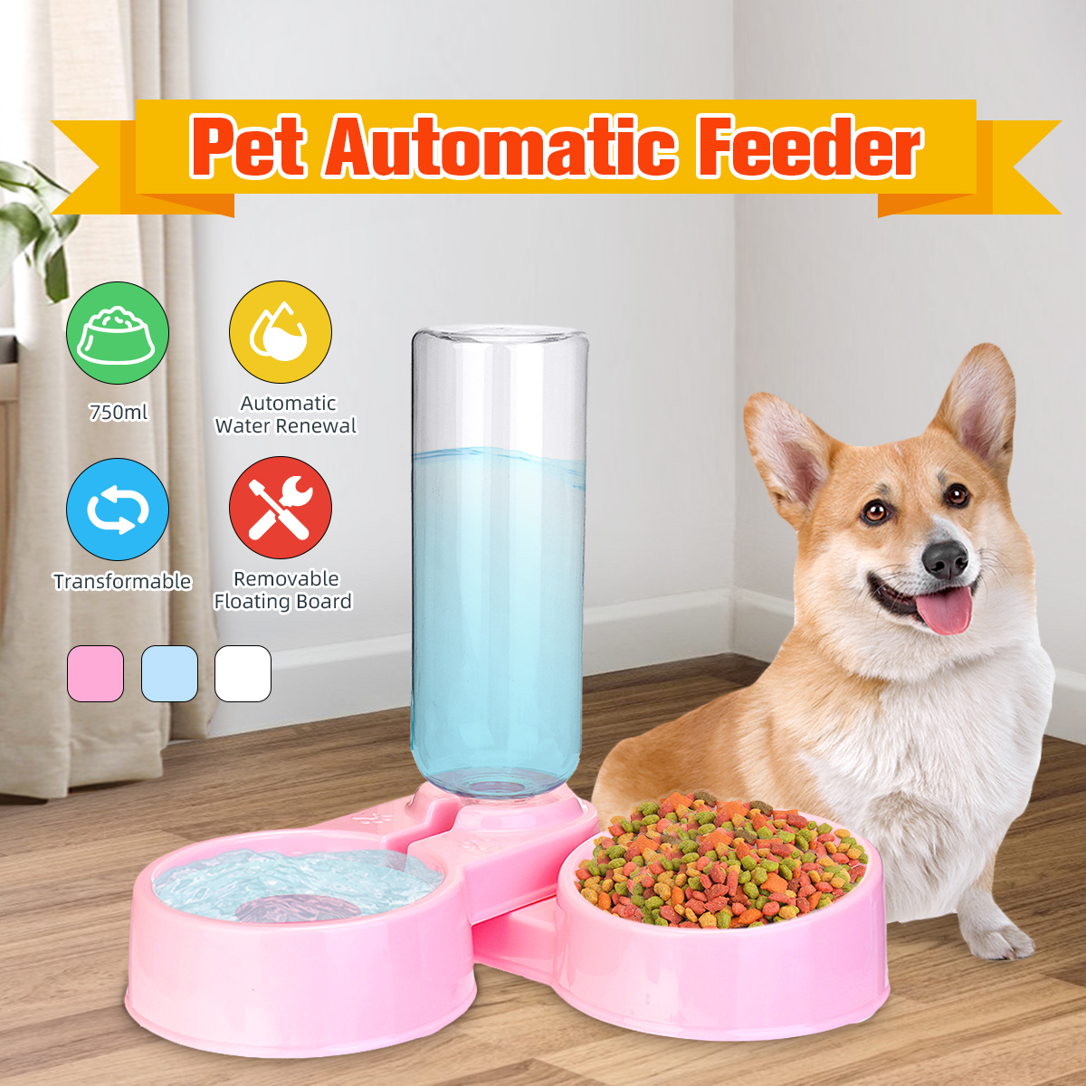 750ml-Pet-Automatic-Feeder-Dog-Water-Dispenser-Drinking-Food-Bowls-Cat-Supplies-1883629-1