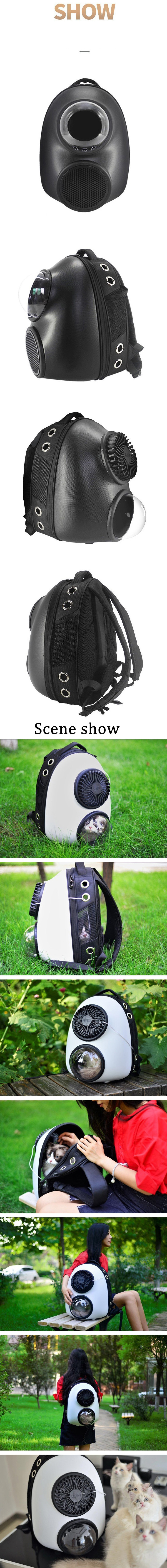 ABS-Pet-Fan-Astronaut-Capsule-Backpack-Portable-Outdoor-Pet-Bag-Breathable-for-Cat-Dog-1521330-2