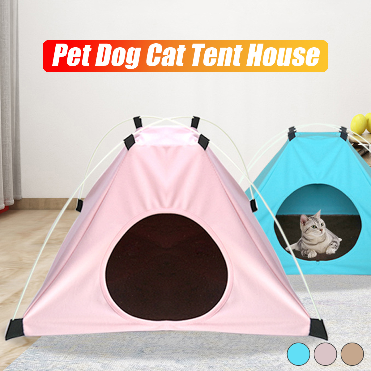 Berber-Fleece-Folding-Pet-Tent-Washable-Puppy-Cat-Play-Teepee-Mat-Dog-Cat-Sleeping-Pad-1673874-1