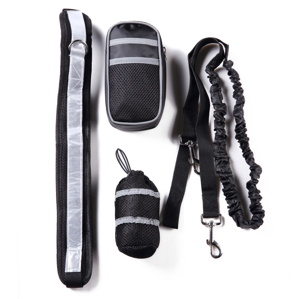 Nylon-Pet-Running-Dog-Strip-Elastic-Leash-Zipper-Bag-Reflective-Waist-Belt-Holder-Set-1167506-1