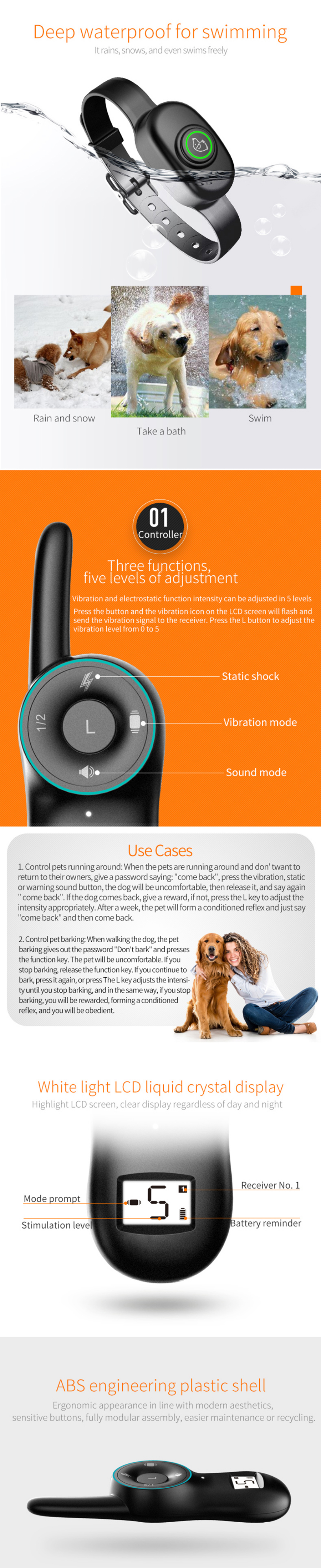 PEDONO-Dog-Shock-Collar-with-Remote-for-Small-Large-Dog-Training-Clicker-Sound-Beep-Vibration-Rechar-1831650-3