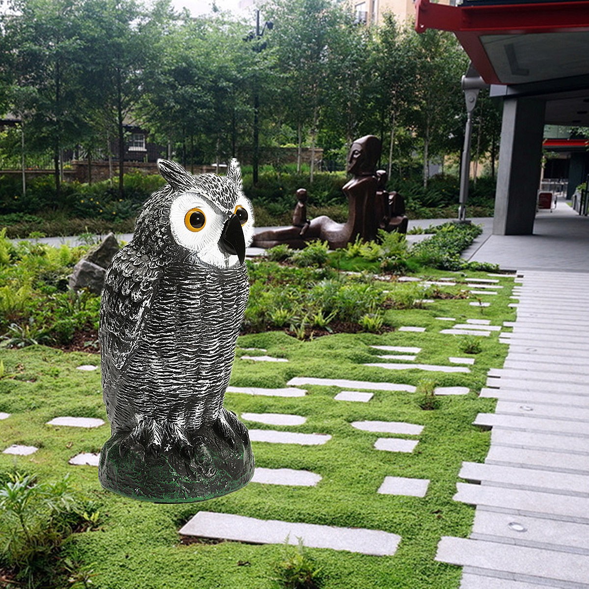 Realistic-Bird-Scarer-Owl-Decoy-Repellent-Pest-Scarecrow-Outdoor-Garden-Yard-1865810-9