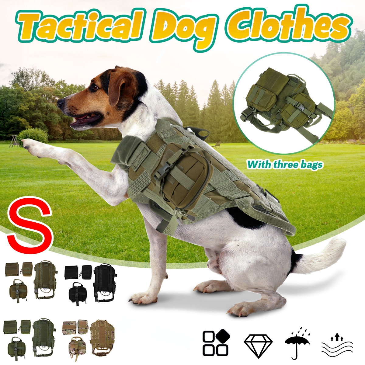 S-1000D-Nylon-Waterproof-Dog-Tactical-Vest-Military-Training-Clothes-1600242-1