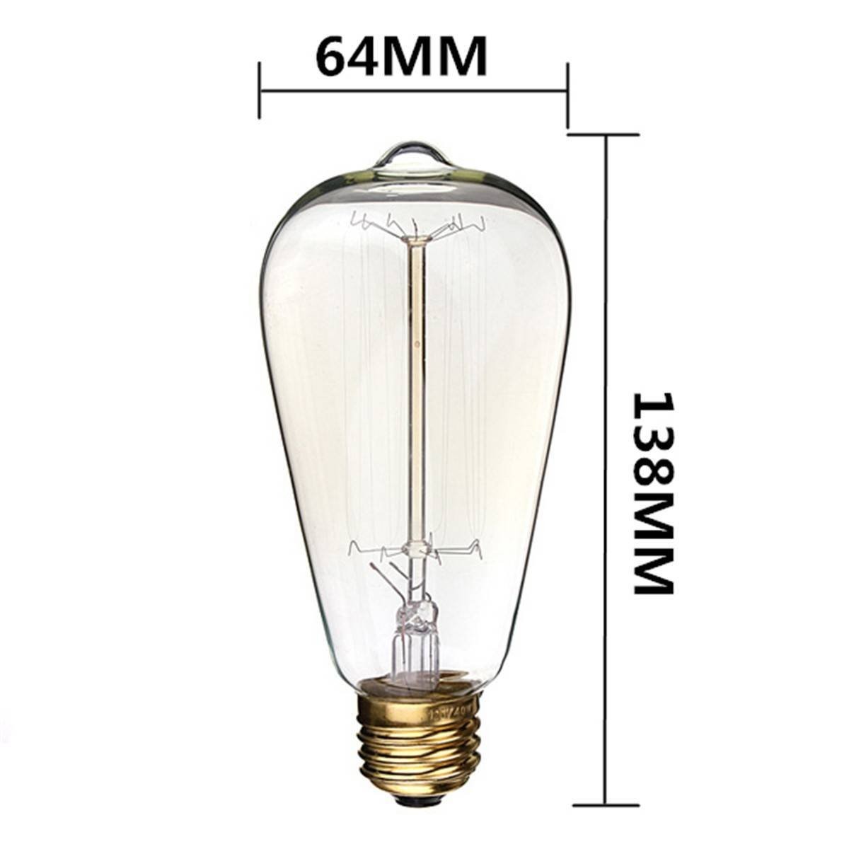 4PCS-Kingso-AC110V-E27-60W-ST64-A19-Edison-Vintage-Incandescent-Light-Bulb-for-Indoor-Home-1636094-5