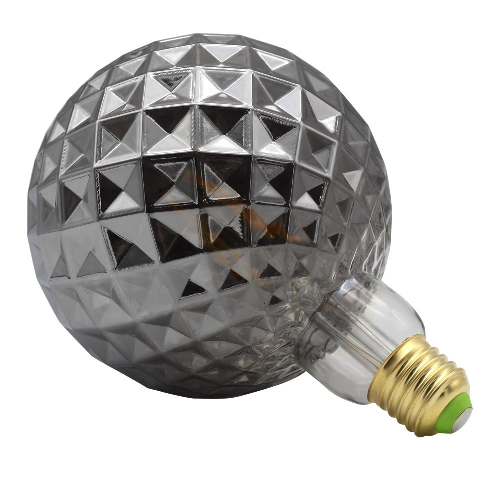 Lighting-Designer-AC220V-E27-2700K-4W-G125-LED-Incandescent-Light-Bulb-Smoky-Gray-Pineapple-Pattern--1772444-7