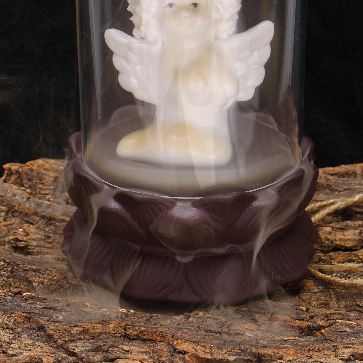 Angel-Ceramic-Backflow-Incense-Burner-Smoke-Cones-Holder-Sticks-Censer-Clay-1696176-4