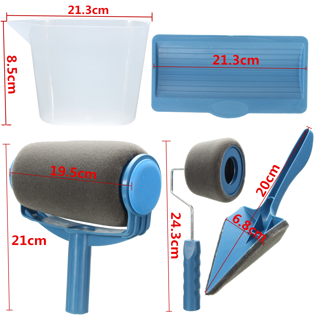 Honana-5-PCS-Paint-Roller-Kit-Pintar-Facil-Painting-Runner-Decor-Multifuctional-Tools-1276233-11