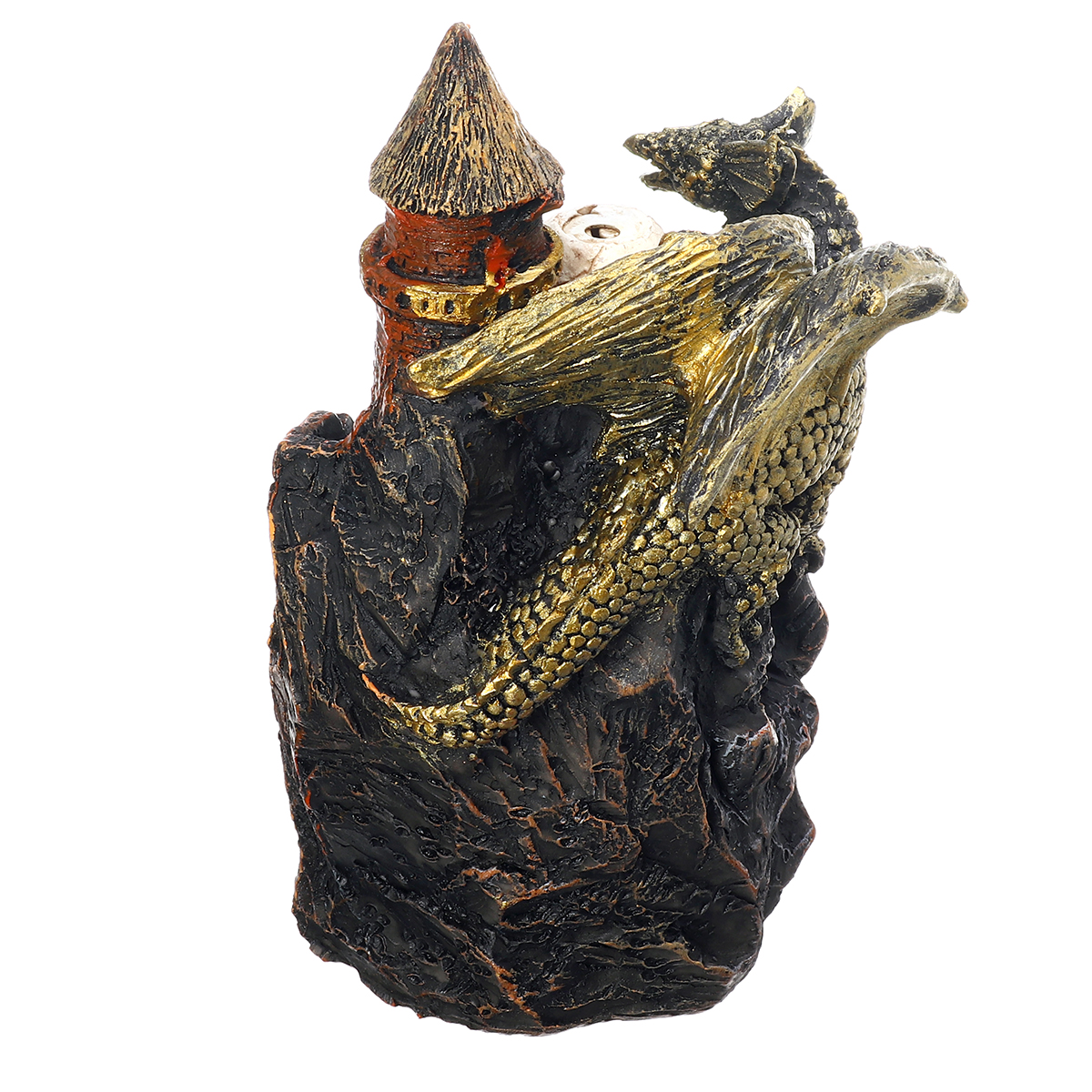 Resin-Backflow-Incense-Burner-Holder-Buddhist-Censer--10-Cones-Home-Decoration-1684957-5