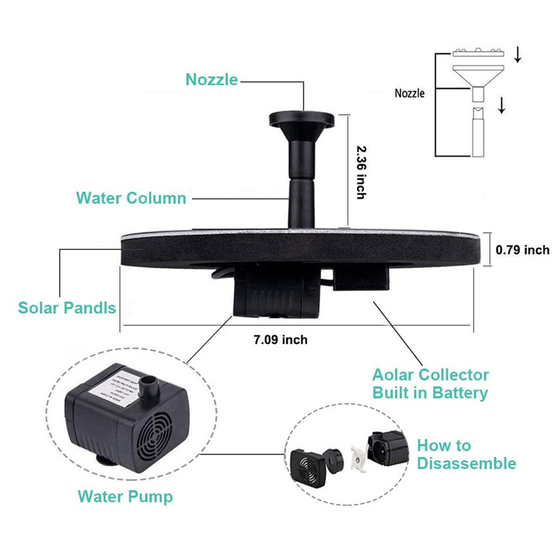 6V-25W-Solar-Fountain-Pump-800mAh-Battery-Backup-Bird-Bath-Garden-Pond-Pool-1752187-5