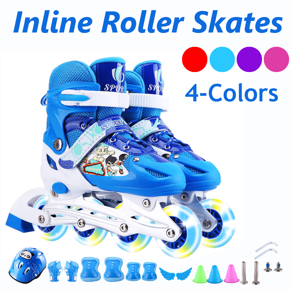 3-Sizes-Adjustable-Inline-Skates-Set-with-LED-Flashing-Wheels-Safe-Roller-Light-Up-Illuminating-Whee-1826045-1