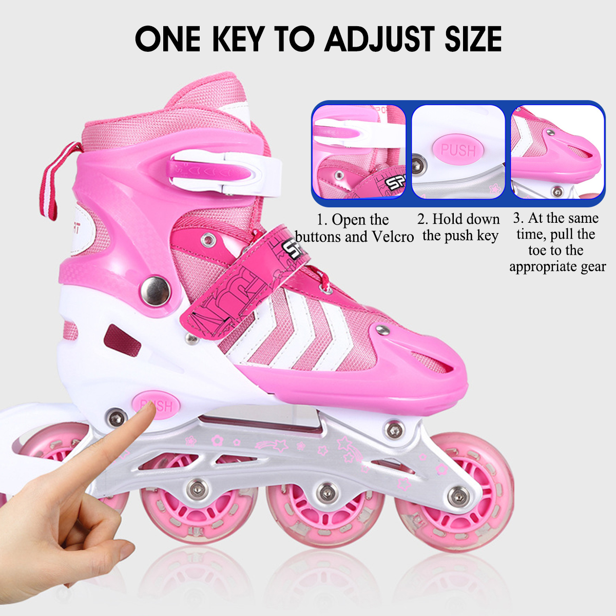 SML-Inline-Skates-with-4-LED-PVC-Skate-Wheels--Entry-level-Kid-Women-Men-Roller-Skates-Birthday-Gift-1808954-2