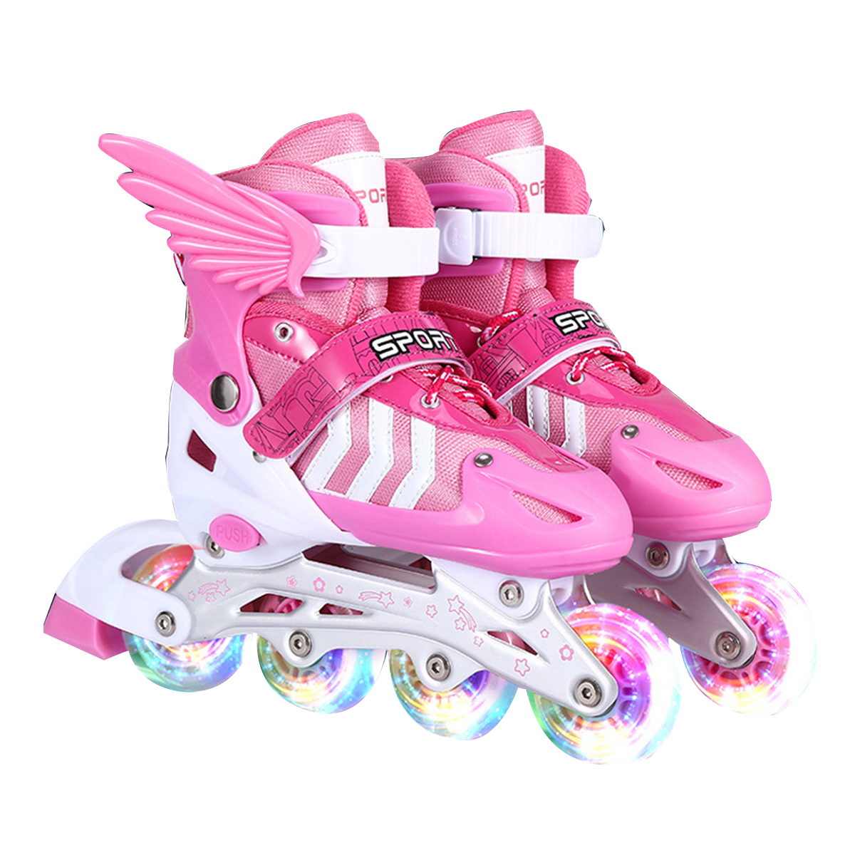 SML-Inline-Skates-with-4-LED-PVC-Skate-Wheels--Entry-level-Kid-Women-Men-Roller-Skates-Birthday-Gift-1808954-13