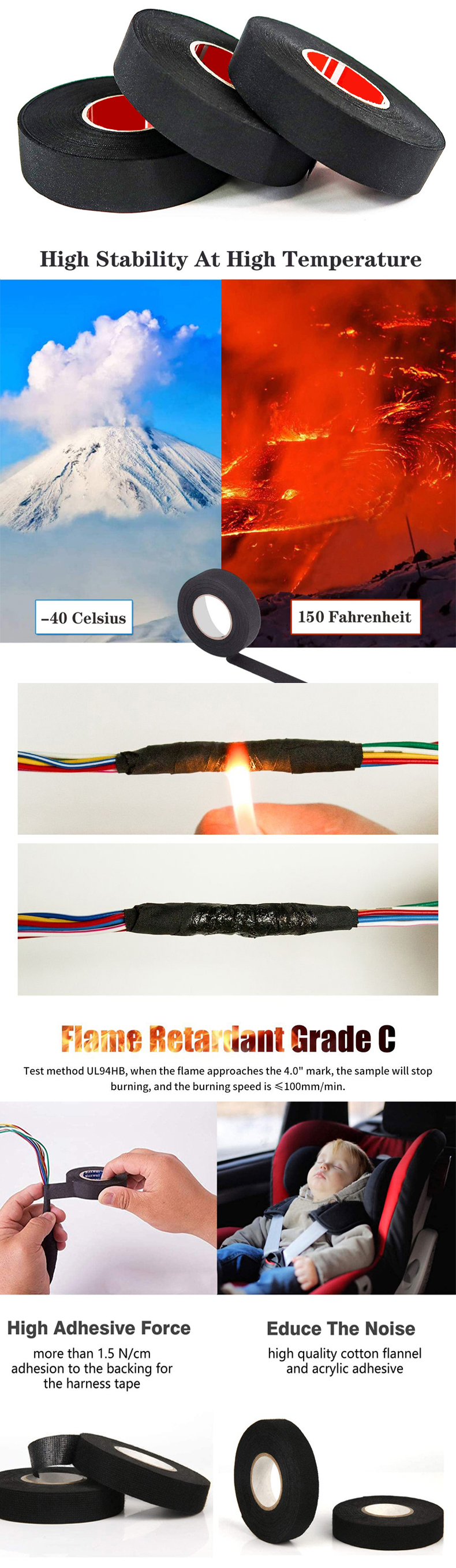 15M-Heat-resistant-Flame-Retardant-Tape-Coroplast-Adhesive-Cloth-Tape-For-Car-Cable-Harness-Wiring-L-1880213-1