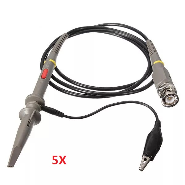 5Pcs-DANIU-P6100-Oscilloscope-100MHz-PKCATI-BNC-Clip-Probe-Clip-Cable-1566830-1
