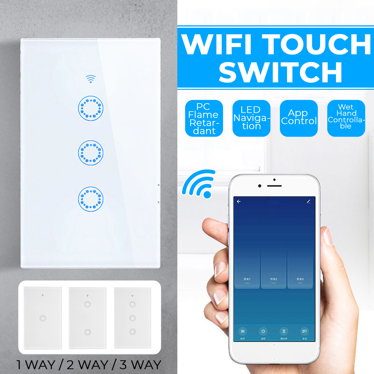 90-250V-1000W-Wifi-Touch-Schalter-123-Gang-Schalter-App-Steuerung-Wandschalter-1542638-2