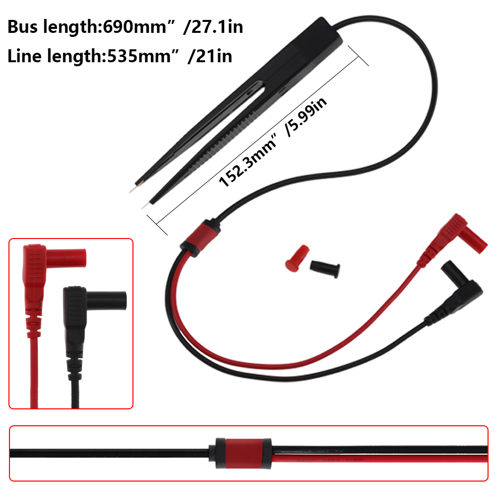 ANENG-SMD-Chip-Component-LCR-Testing-Tool-Multimeter-Pen-Tweezer-Red-1429863-7