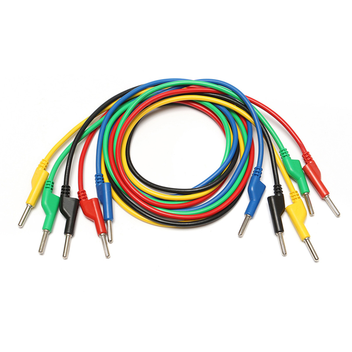 DANIU-5Pcs-5-Colors-Silicone-Banana-to-Banana-Plugs-Test-Probe-Leads-Cable-1157614-2