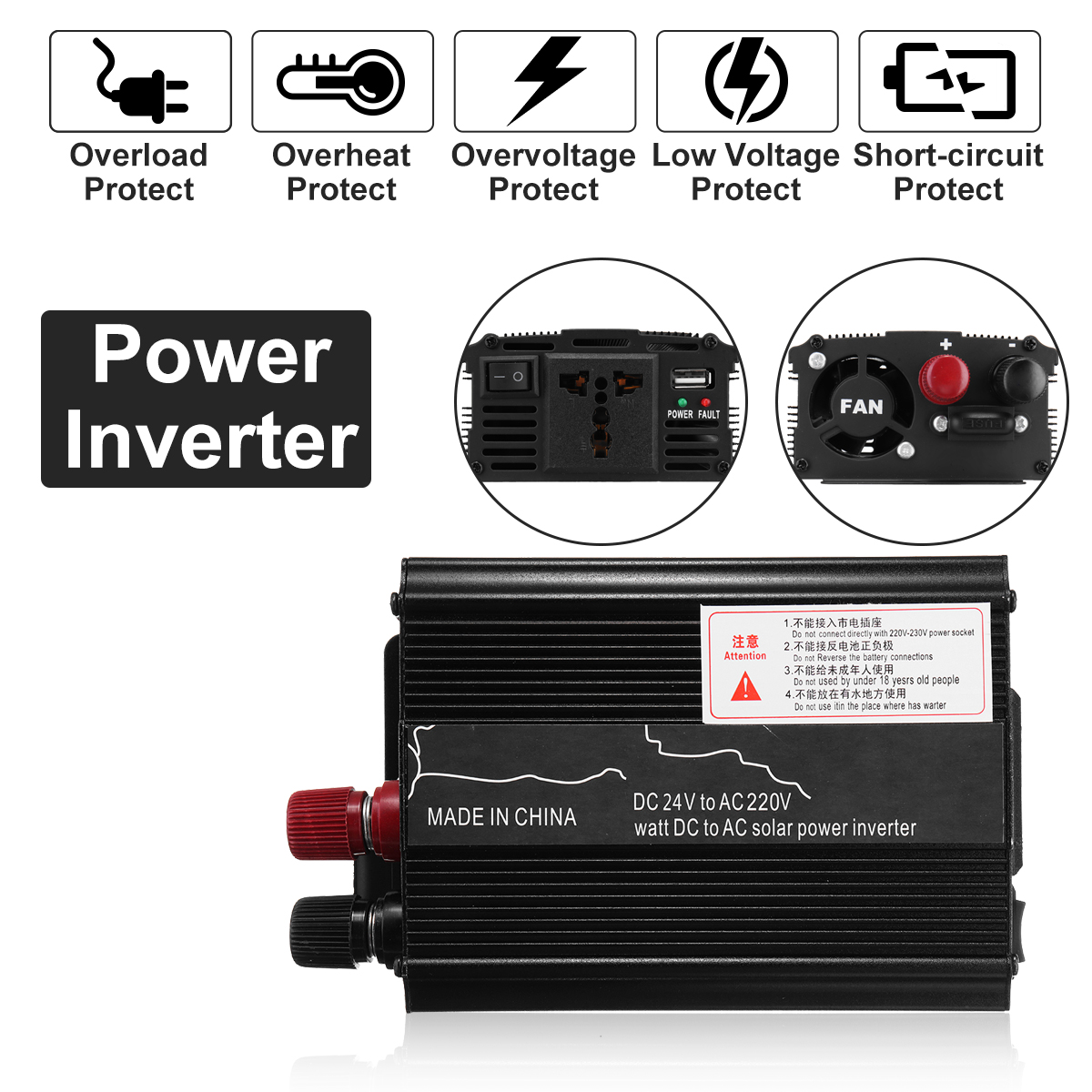 1000W-Peak-12V24V-DC-to-110V220V-AC-Solar-Power-Inverter-LED-Modified-Sine-Wave-Converter-Black-1287106-3