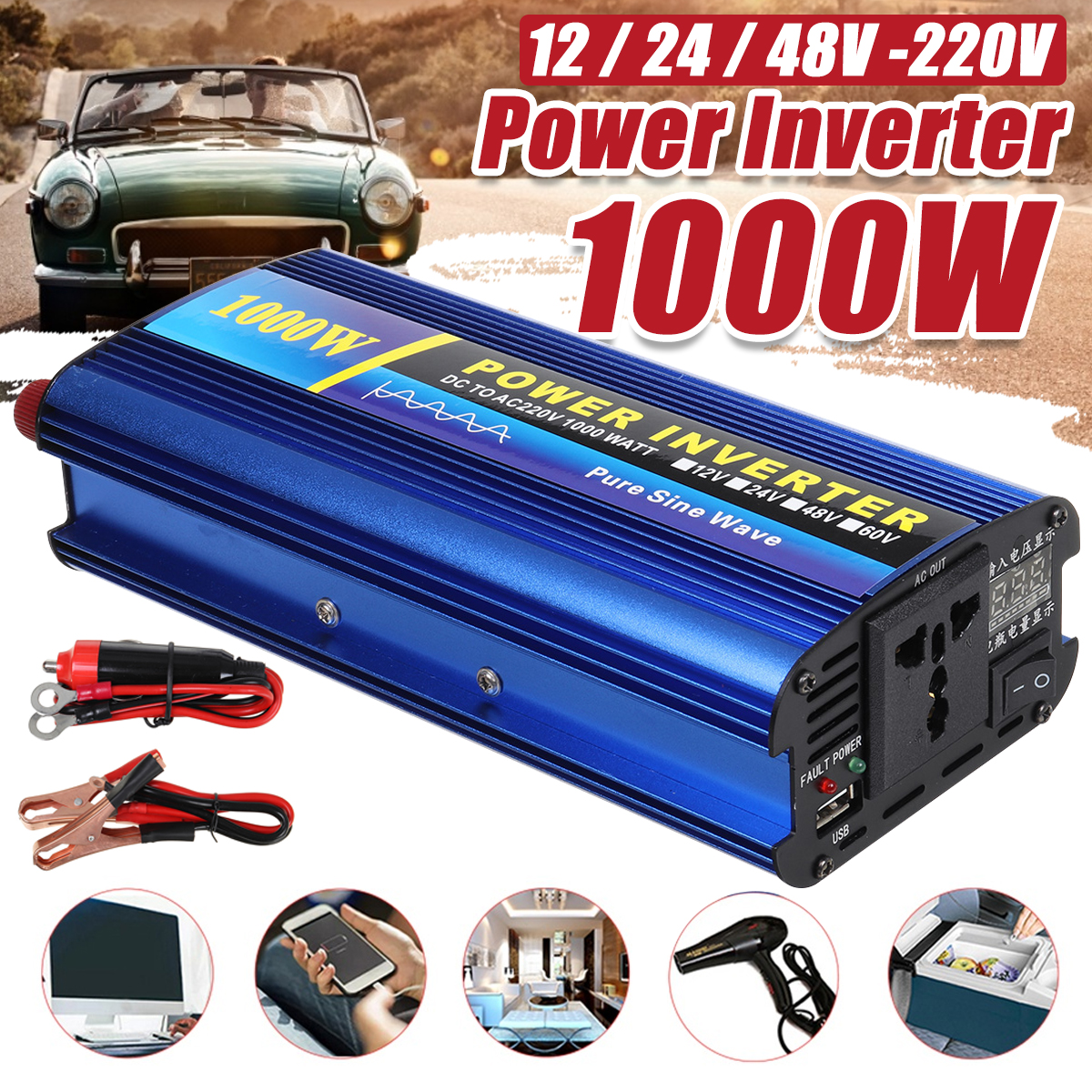 1000W-Power-Inverter-DC-122448V-to-AC-220V-Car-Sine-Wave-Converter-1770753-2