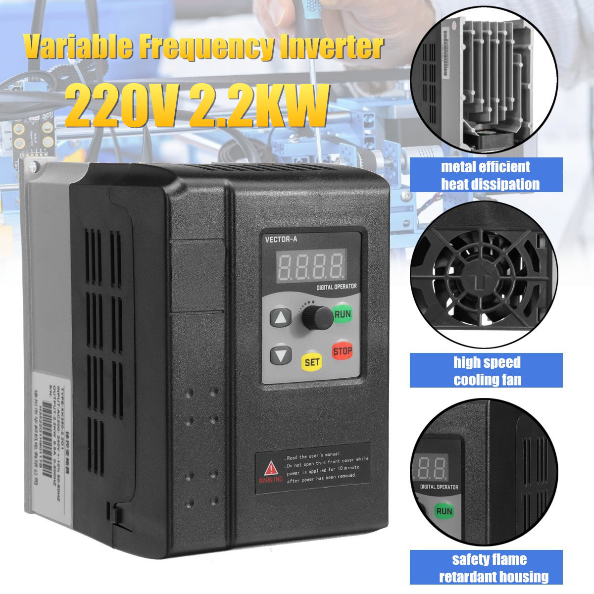 22KW-220V-95A-1HP-To-3-Phase-Variable-Frequency-Inverter-Motor-Drive-VSD-VFD-1392464-1