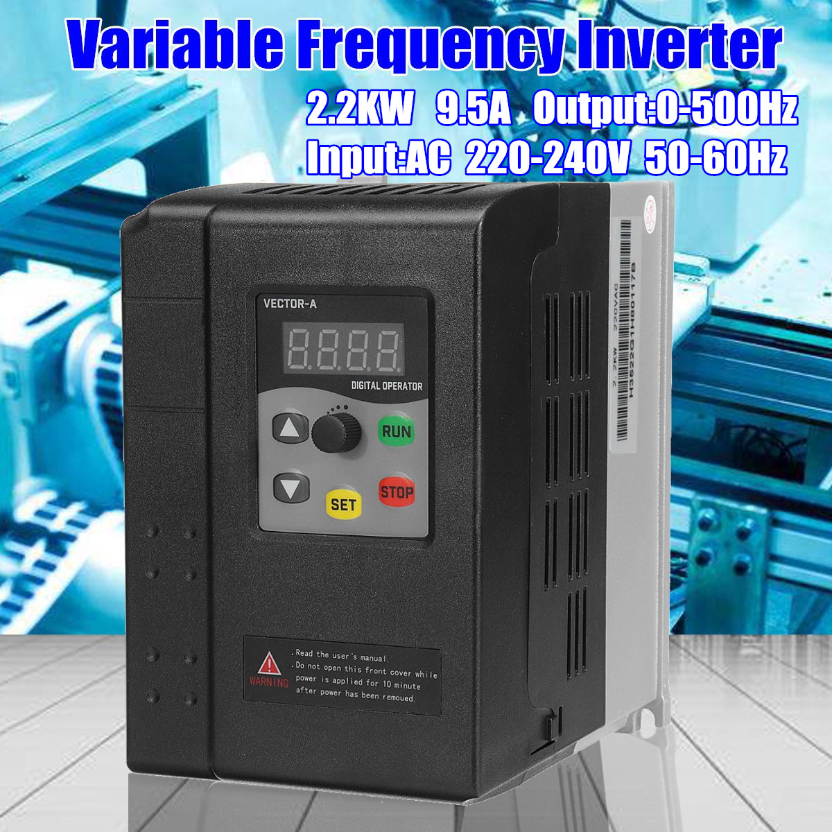 22KW-220V-95A-1HP-To-3-Phase-Variable-Frequency-Inverter-Motor-Drive-VSD-VFD-1392464-2