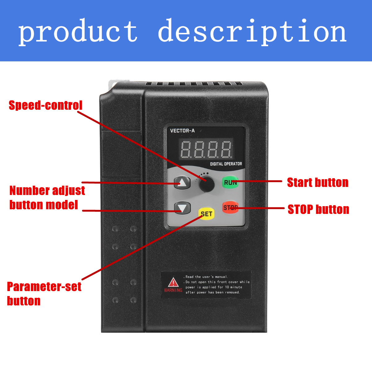 22KW-220V-95A-1HP-To-3-Phase-Variable-Frequency-Inverter-Motor-Drive-VSD-VFD-1392464-3