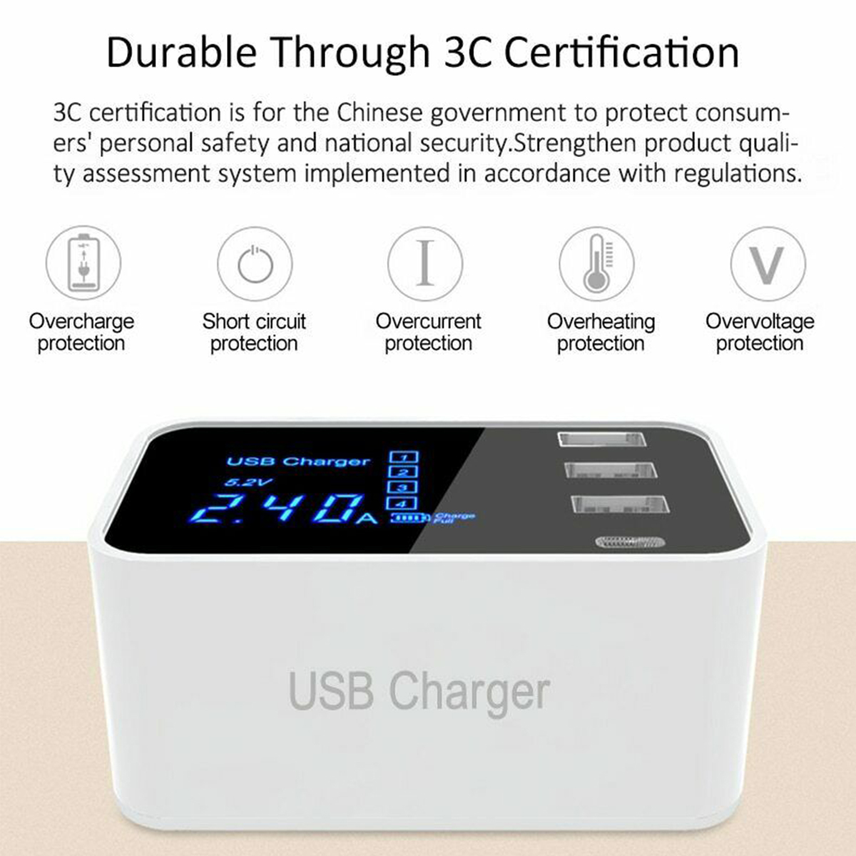 3USB-Port-USB-Charger-Type-C-LCD-Display-Charger-100-240V-Charging-Station-1590747-9
