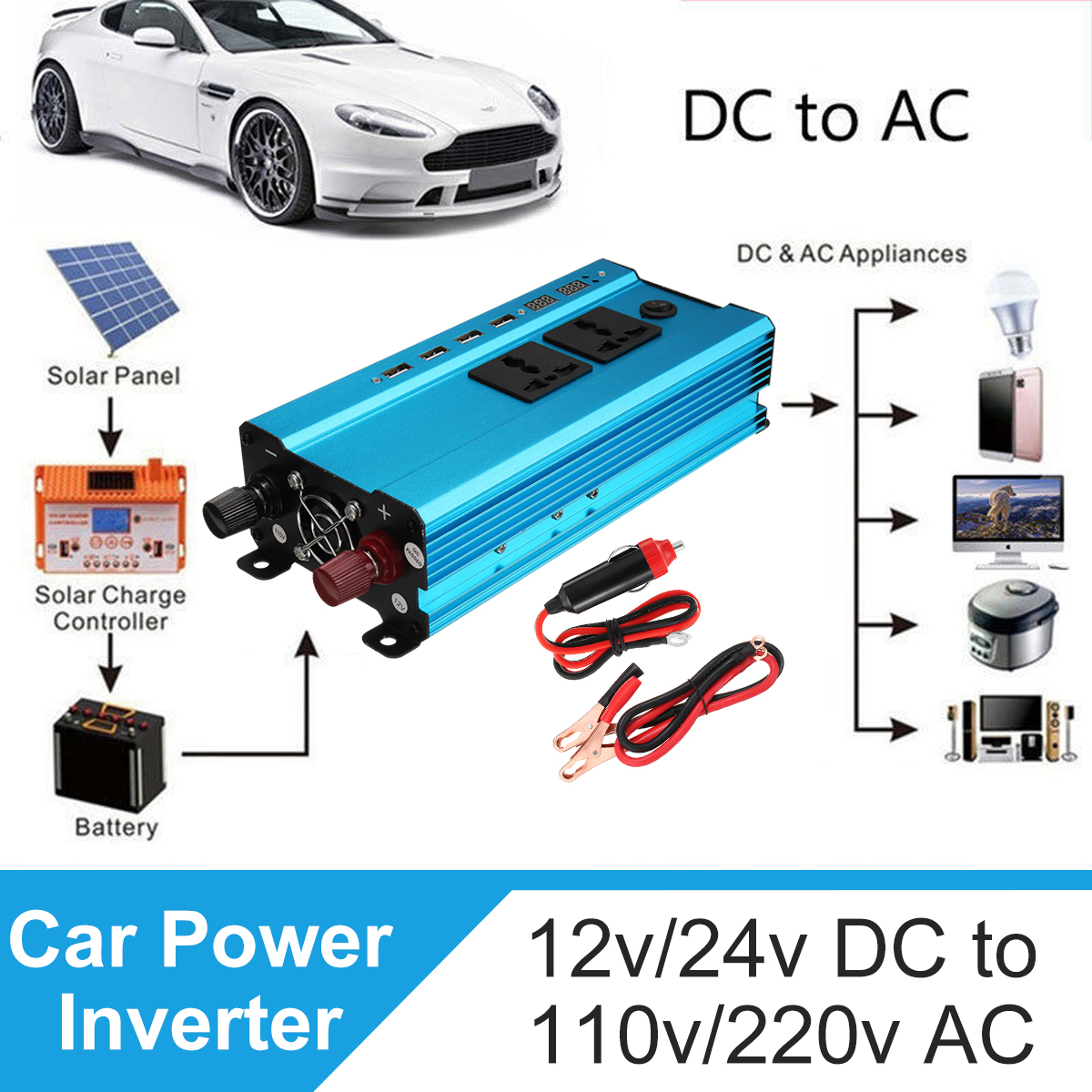 4000W-12V24V-DC-to-110V220V-AC-Solar-Power-Inverter-LED-Modified-Sine-Wave-Converter-Blue-1287101-2