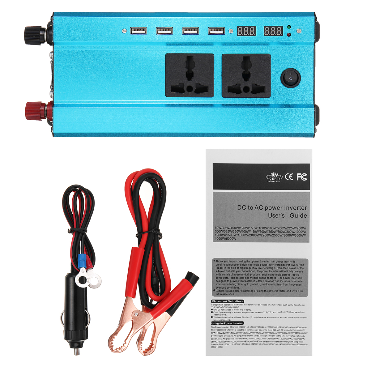 4000W-12V24V-DC-to-110V220V-AC-Solar-Power-Inverter-LED-Modified-Sine-Wave-Converter-Blue-1287101-9