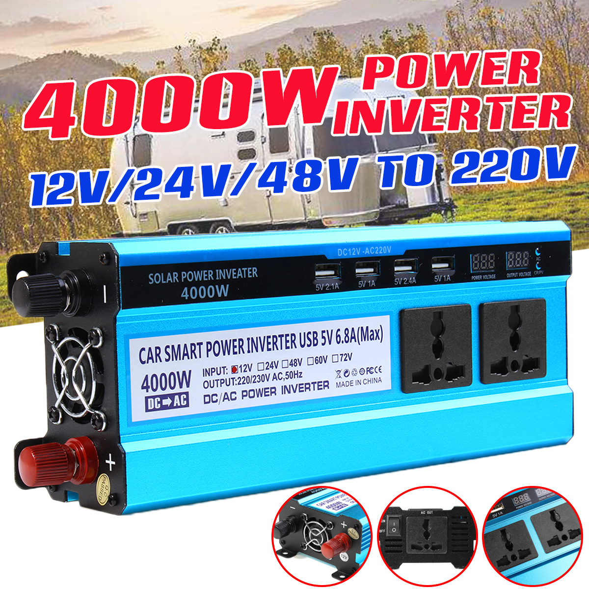 4000W-LCD-Solor-Power-Inverter-DC-12V24V48V-To-AC-220V-Converter-3-Sockets-4-USB-Ports-1484600-1
