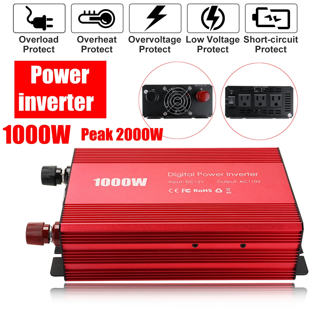 Power-Inverter-1000W-12V-DC-to-110V-AC-Inverter-Full-Bridge-with-3-AC-Outlets-High-Quality-1312552-4