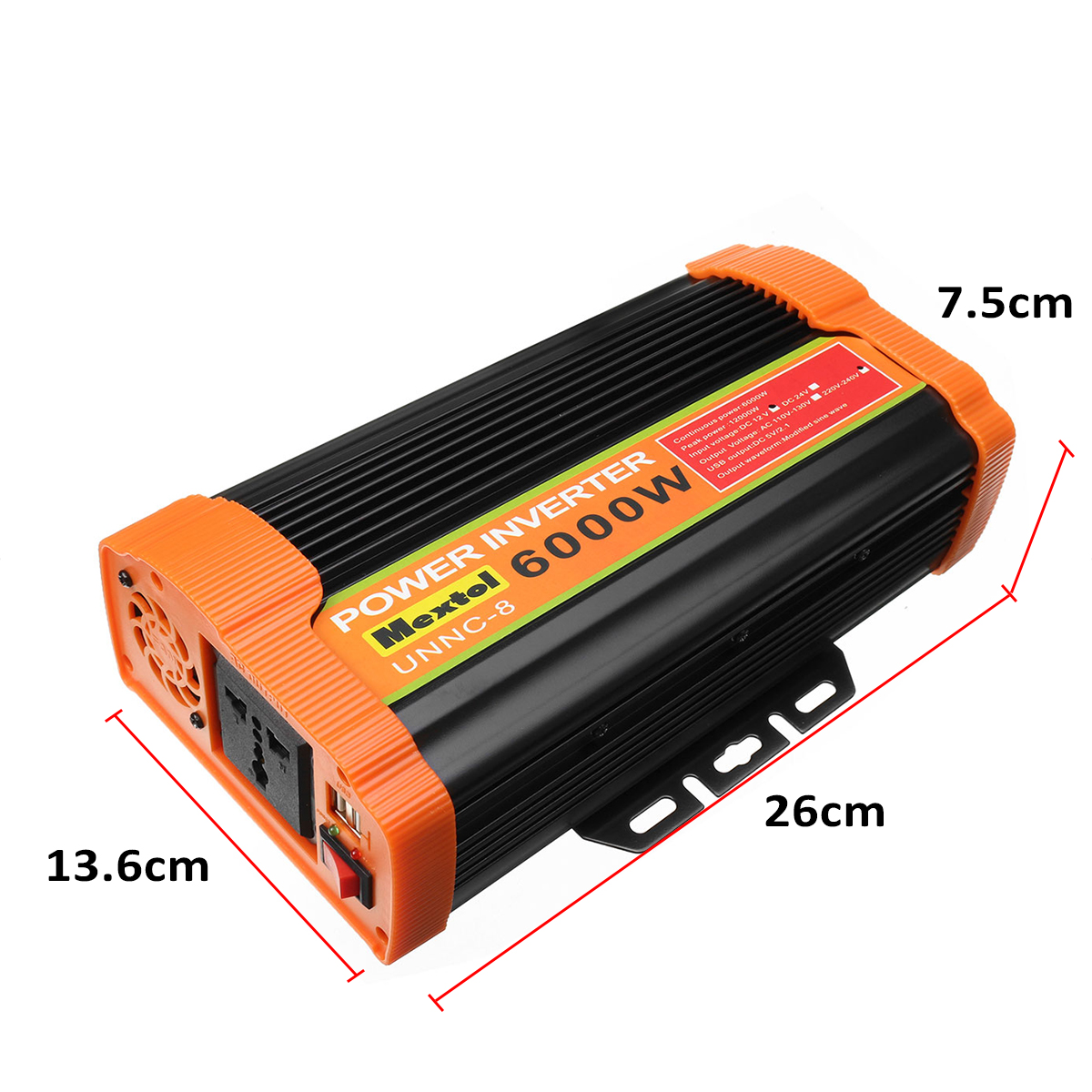 UNNC-8-6000W-Solar-Power-Inverter-12V-DC-To-220V-AC-Car-Modified-Sine-Wave-Converter-1269543-11