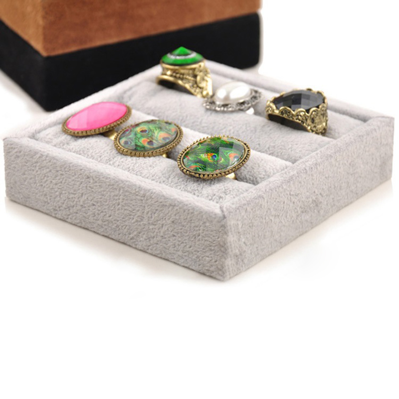 1-Pcs-Ice-Velvet-Ring-Earrings-Display-Stand-Jewelry-Tray-Holder-Storage-Box-1179381-2