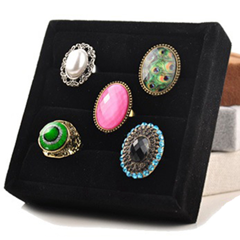 1-Pcs-Ice-Velvet-Ring-Earrings-Display-Stand-Jewelry-Tray-Holder-Storage-Box-1179381-4