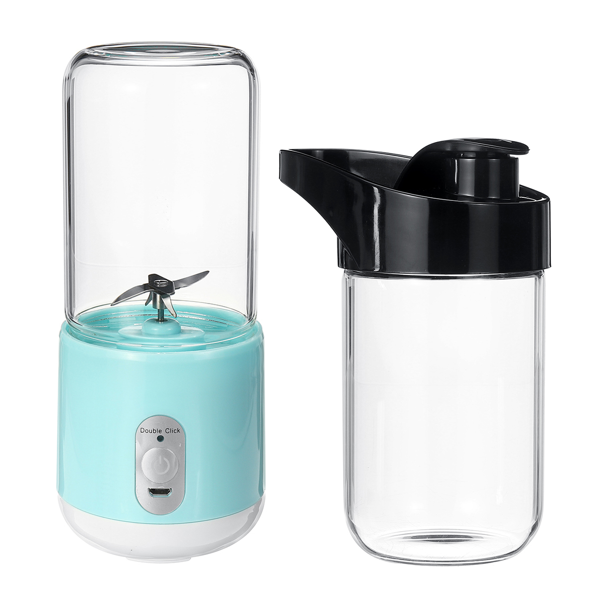 Bakeey-260ml-USB-Rechargeable-Portable-Electric-Juice-Cup-Juice-Blender-Fruit-Mixer-Six-Blade-Mixing-1554527-8