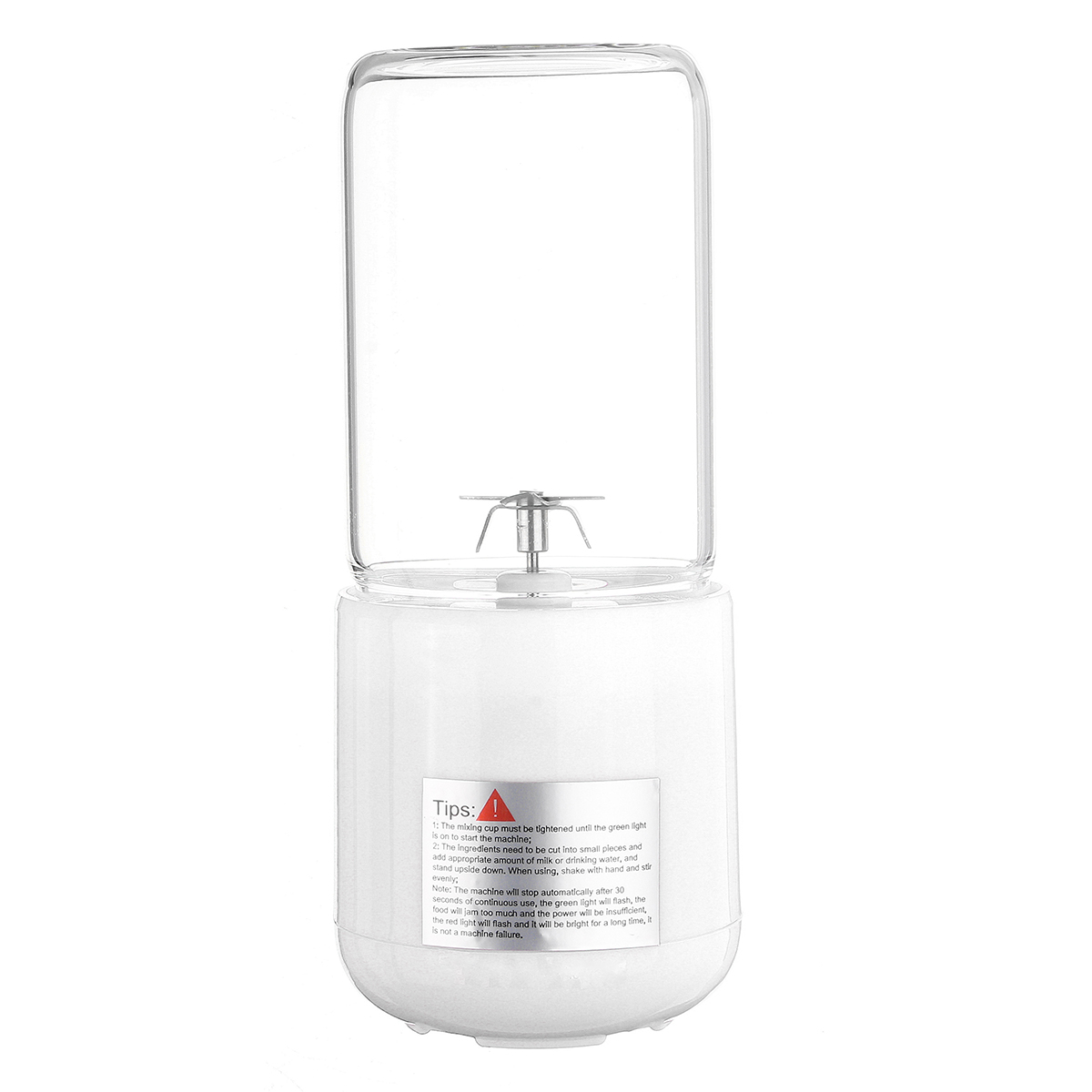 Bakeey-260ml-USB-Rechargeable-Portable-Electric-Juice-Cup-Six-Blade-Mixing-Machine-Smoothies-Baby-Fo-1556515-8