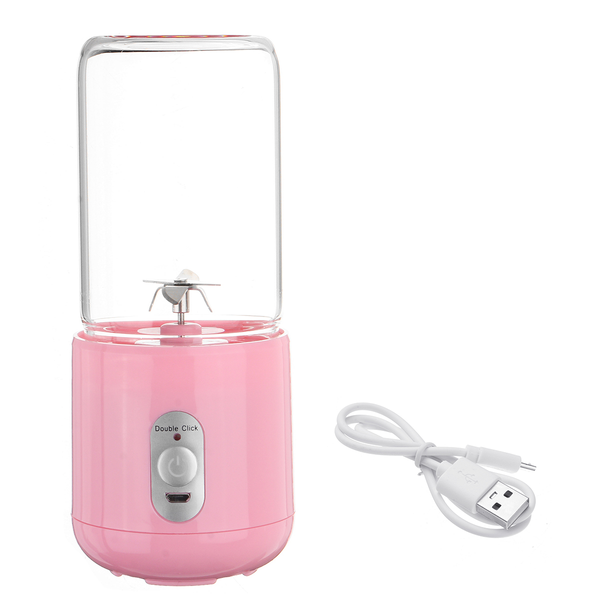 Bakeey-260ml-USB-Rechargeable-Portable-Electric-Juice-Cup-Six-Blade-Mixing-Machine-Smoothies-Baby-Fo-1556515-9