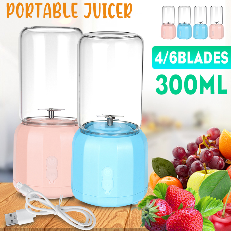 Portable-Juicer-Cup-USB-Rechargeable-Blender-Smoothies-Mixer-Fruit-Kit-300ML-35W-1796003-1