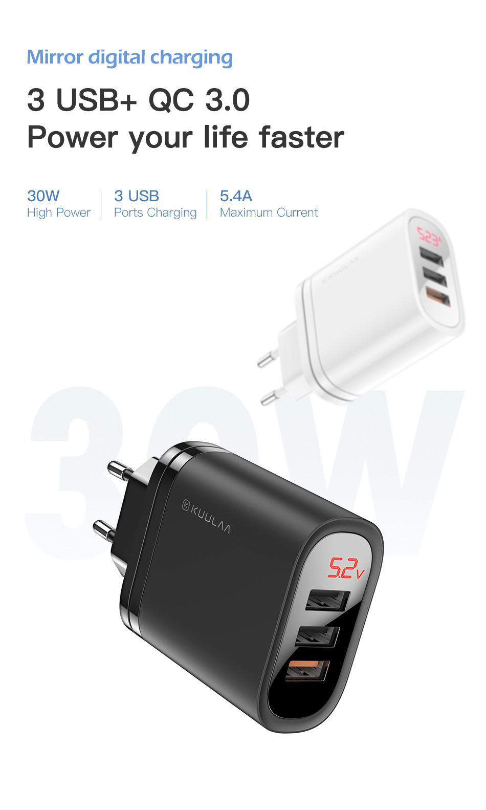 KUULAA-18W-3-USB-QC30-Digital-Display-Fast-Charging-USB-Charger-Adapter-For-iPhone-XS-XR-11-Pro-Onep-1615613-1