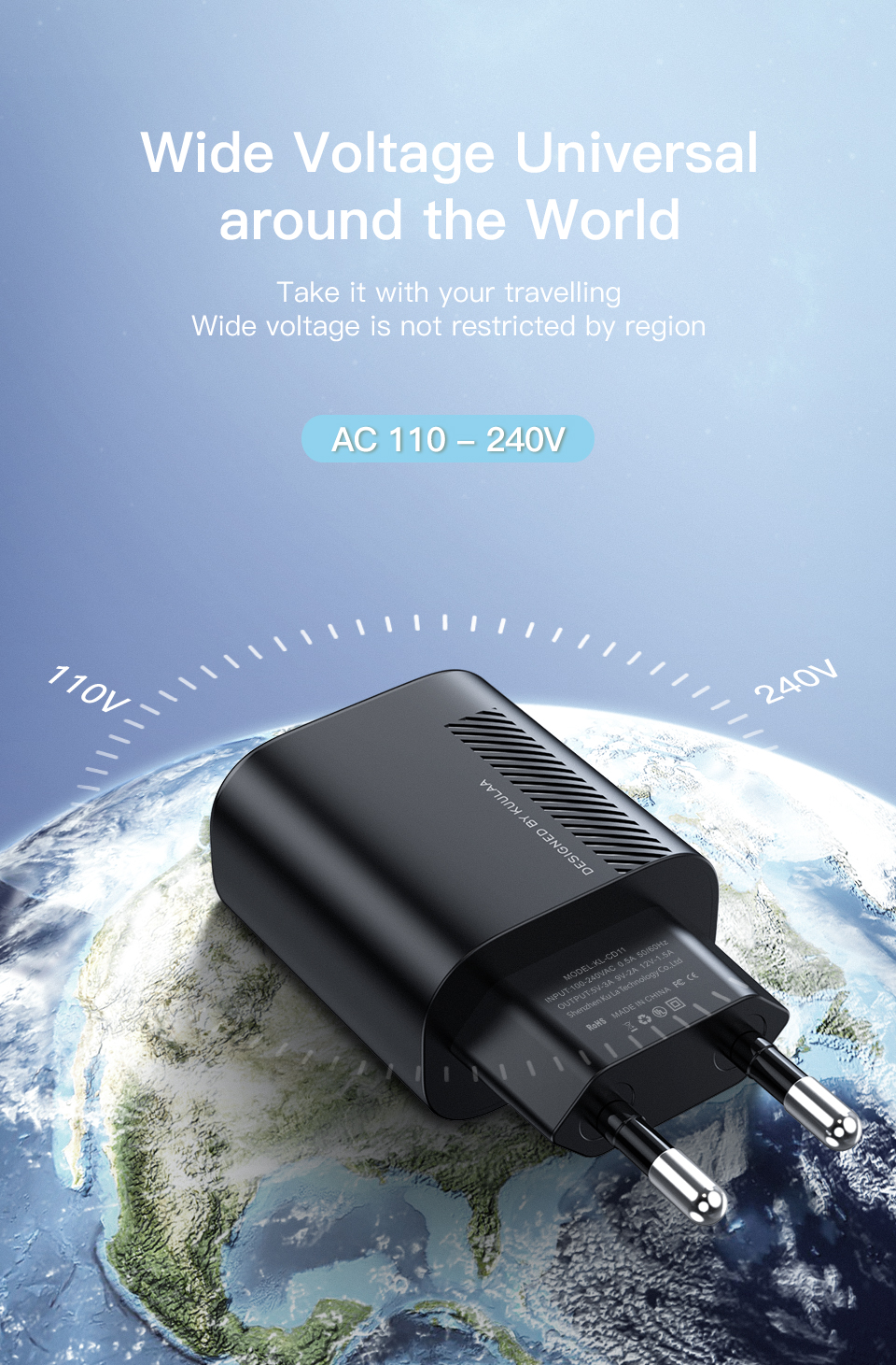 KUULAA-18W-3A-PD30-QC30-Mini-Smart-Universal-Wall-USB-Charger-Travel-Charger-EUUKUS-Plug-for-iPhone--1649155-5