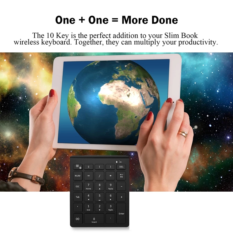 Bakeey-28-Keys-Bluetooth-Wireless-Numeric-Keypad-Mini-Numpad-with-More-Function-Keys-Digital-Keyboar-1818486-1