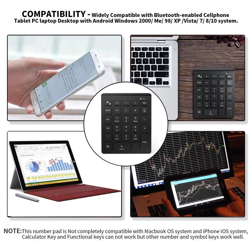 Bakeey-28-Keys-Bluetooth-Wireless-Numeric-Keypad-Mini-Numpad-with-More-Function-Keys-Digital-Keyboar-1818486-5