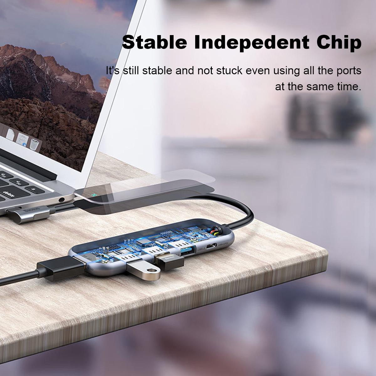Baseus-USB-C-Type-C-Hub-Adapter-With-3--USB-30-PortsType-C-PD-Charging-Port4K-HD-Display-Interface-1561498-3