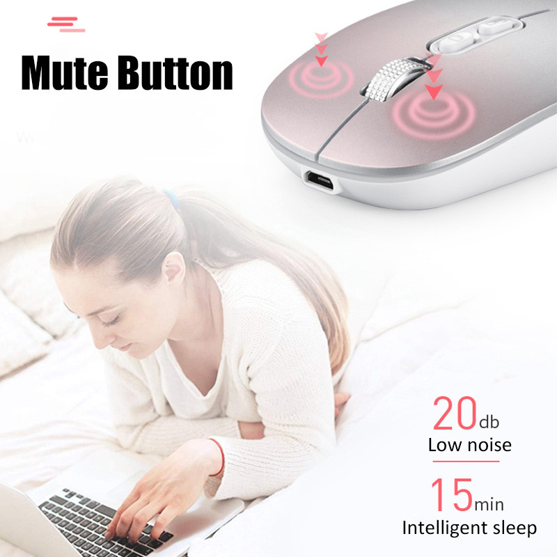 FMOUSE-M103-500mAh-24GHz-Double-Modes-DPI-Adjustable--bluetooth-50-Wireless-USB-Rechargeable-Optical-1679592-7