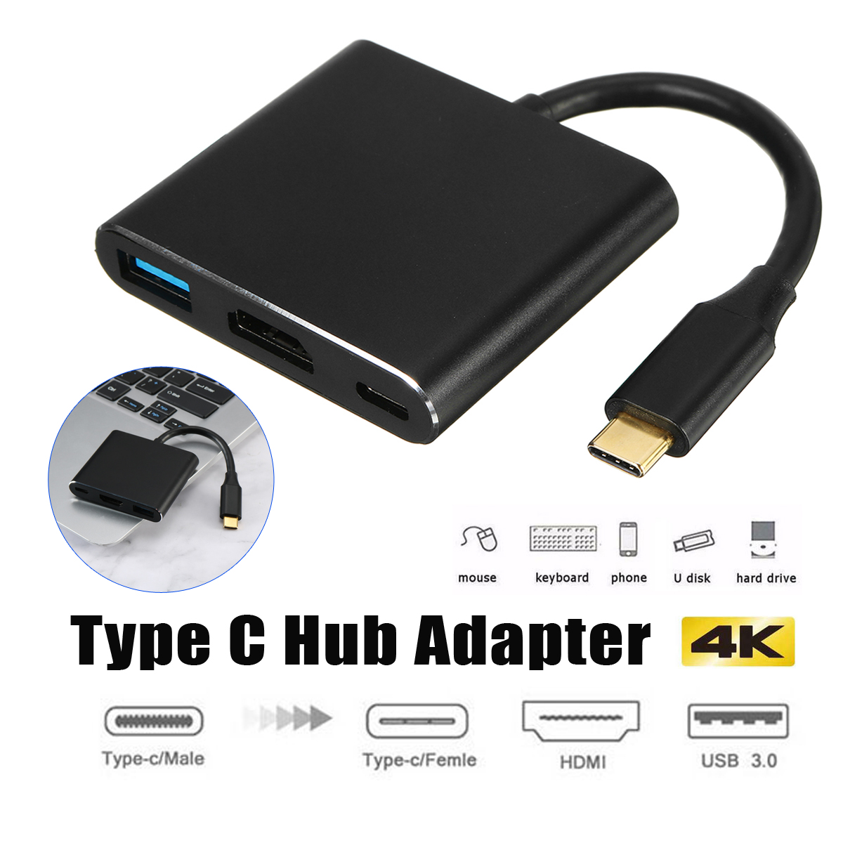 USB30-Docking-Station-Type-C-to-HDMI-USB-HUB-Adapter-Support-4K-30HZ-for-Notebook-MacBook-Expansion--1688311-1